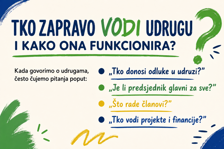 Tko zapravo vodi udrugu i kako ona funkcionira?